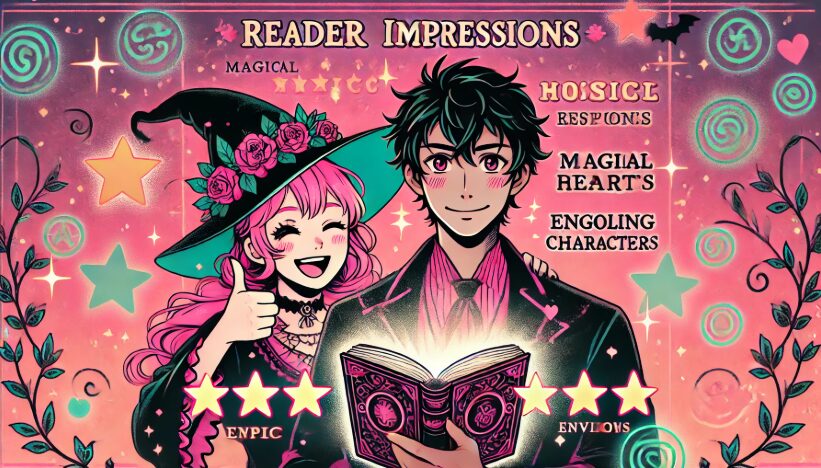 ウィッチウォッチの読者からの評価と感想を象徴する魔法使いキャラたちの明るい表情とポジティブな世界観のイラスト